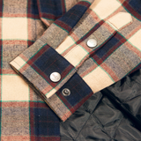 Flannel Jacket - Navy/Tan Plaid