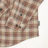 FlexTop Flannel - Saddle Brown/Sand