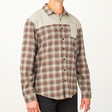 FlexTop Flannel - Saddle Brown/Sand