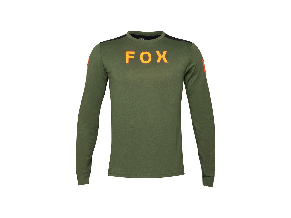 Jersey Fox Racing 24 Ranger Long Sleeve Large Dark Green