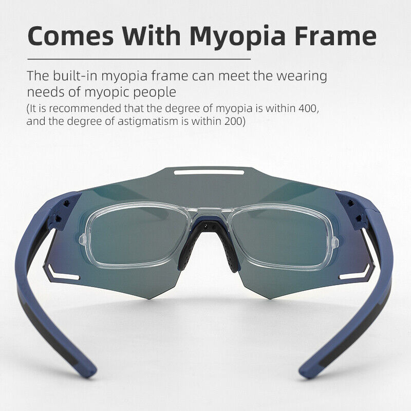 UV400 Polarized/Photochromic Cycling Glasses
