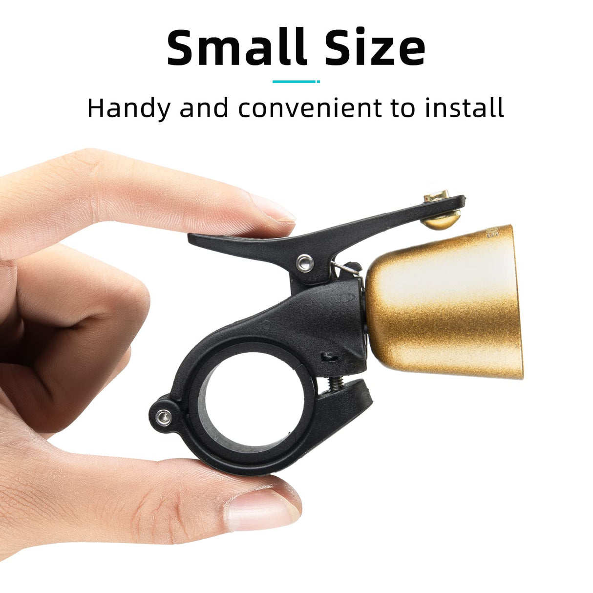 Classic Brass Bike Bell Loud Easy Install Fits Most Handlebars