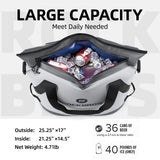 ROCKBROS Soft Cooler Insulated Leak Proof Cooler Bag Portable 36 Can