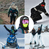 ROCKBROS Wind Resistant Ski Mask Balaclava Winter Fleece Hood Warm Face Cover Hat Scarf