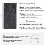 ROCKBROS Cooling Neck Gaiter Face Mask Fishing Scarf Face Cover for Men Women