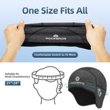 ROCKBROS Winter Skull Cap Helmet Liner, Thermal Cycling Beanie with Glasses Holes