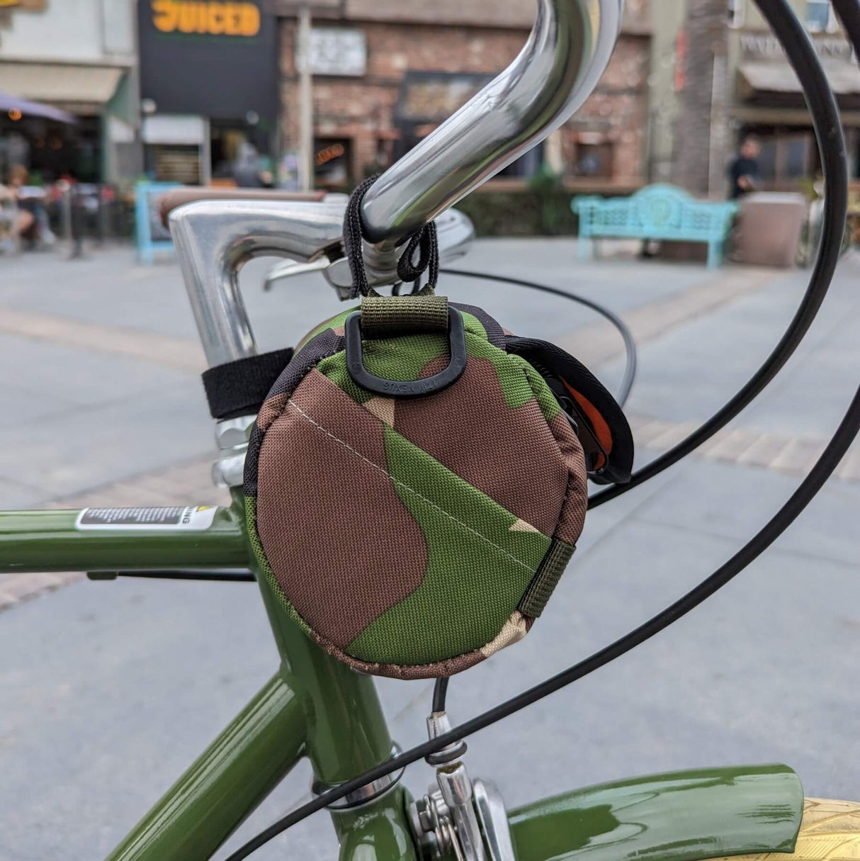 Bigmouth Burrito Handlebar Bag - Blazin Camo