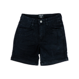 5.5" Stretch Jorts - Pure Black Hemmed