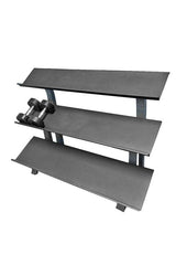 3-Tier Hex Dumbbell Rack - Muscle D Fitness - 15 Pair Storage