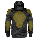 Black Solid Ultra Protective Hoodie with Pads
