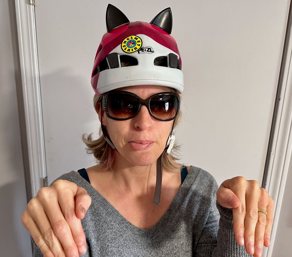 Softeez: Black Cat Ears for Helmet