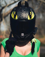 MagNeatOhz: Small Black Devil Horns for Helmet