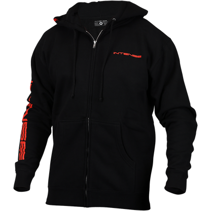 Men's INTENSE Black Zip-up Hoodie