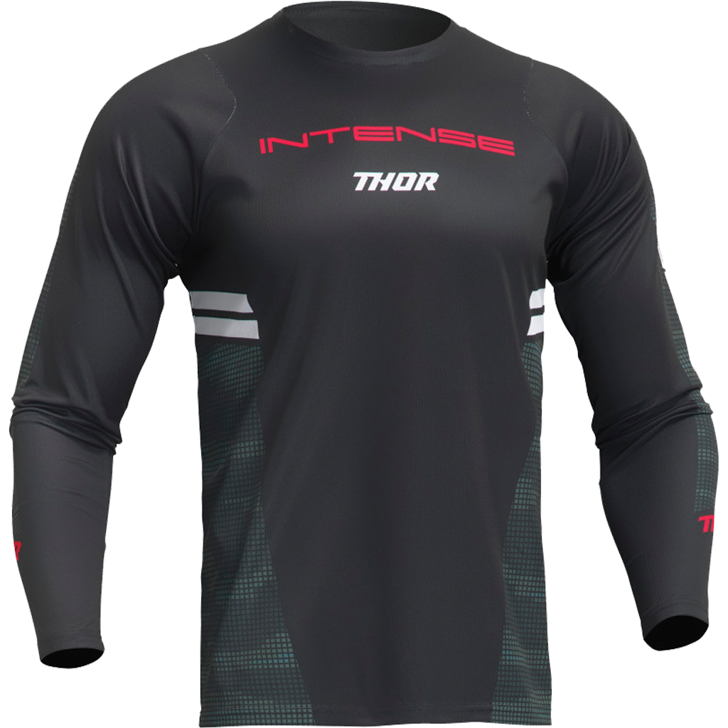 Men's INTENSE x THOR MTB Black Camo Long Sleeve Jersey - XS & SM