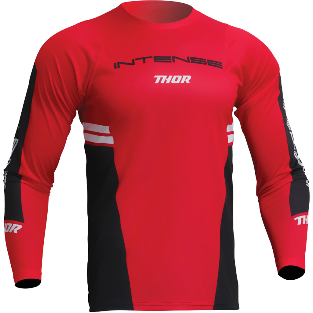Men's INTENSE x THOR MTB Red/Black Long Sleeve Jersey - XS & S