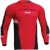 Men's INTENSE x THOR MTB Red/Black Long Sleeve Jersey - XS & S