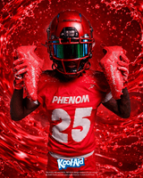 Kool-Aid 'Cherry' Football Cleats - Quantum Speed by Phenom Elite