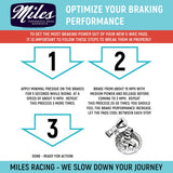 Miles Racing - E-Bike Brake Pads