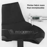 ROCKBROS Winter Windproof Thermal Cycling Shoe Covers