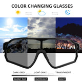 Thickened PC Lens Photochromic Sunglasses (UV400)