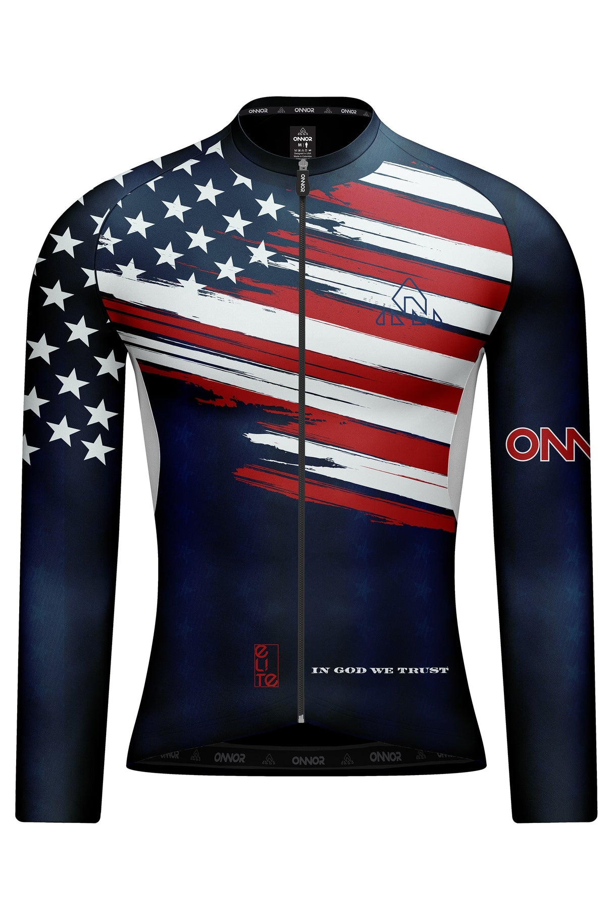 Men's American Pride Elite Cycling Jersey Long Sleeve