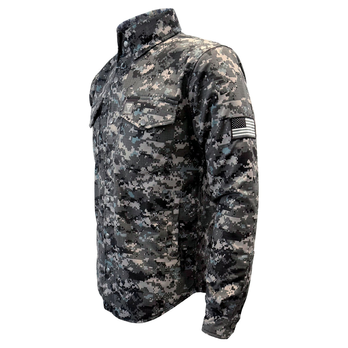 Protective Camouflage Shirt "Devil Six" - with Pads