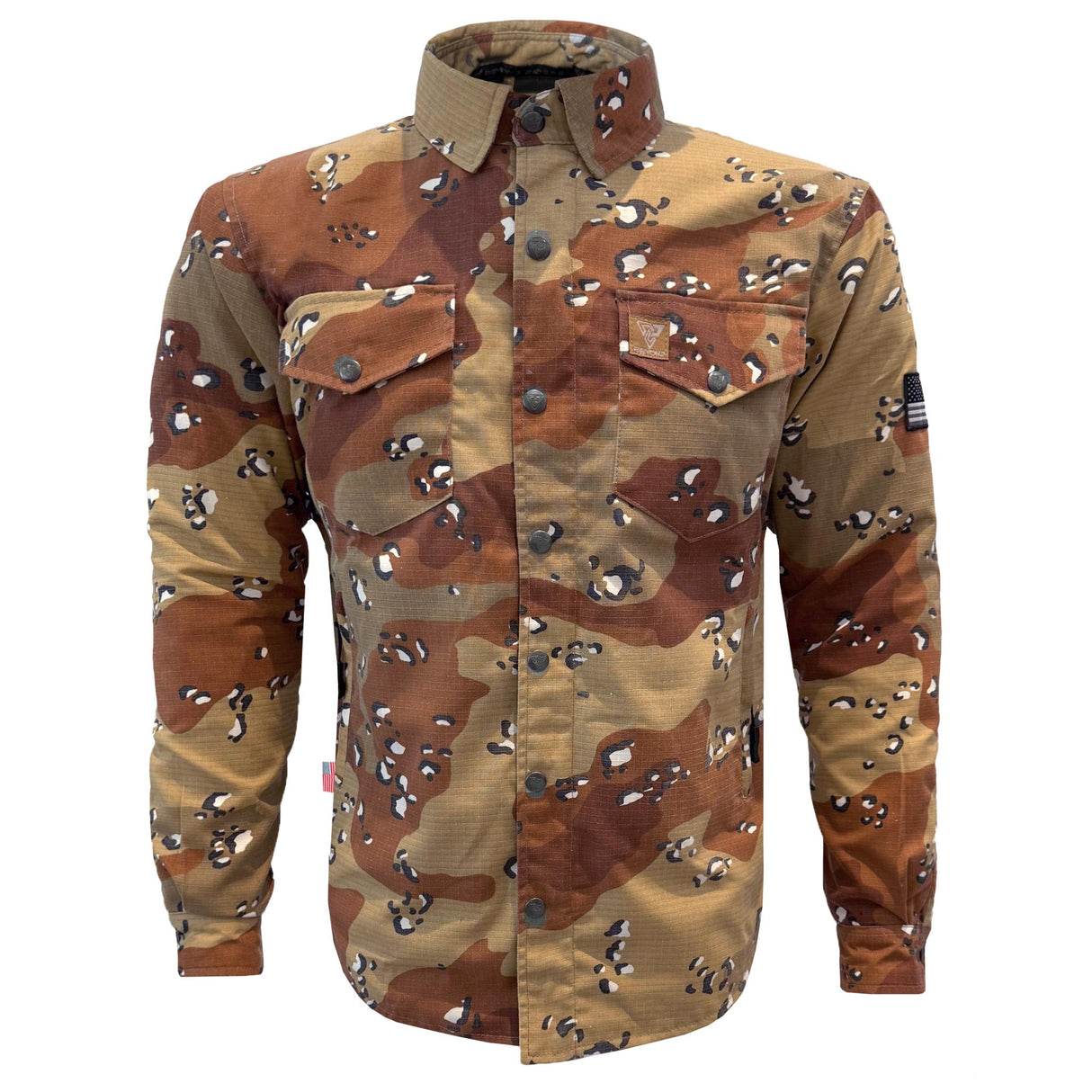 Protective Camouflage Shirt "Dagger Two" - Desert Color with Pads