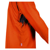 Protective Flannel Shirt - Orange Solid with Pads