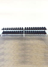 Three Tier 12 Pairs Dumbbell Rack - Muscle D Fitness - Commercial Grade 3 Tier Dummbbell Rack