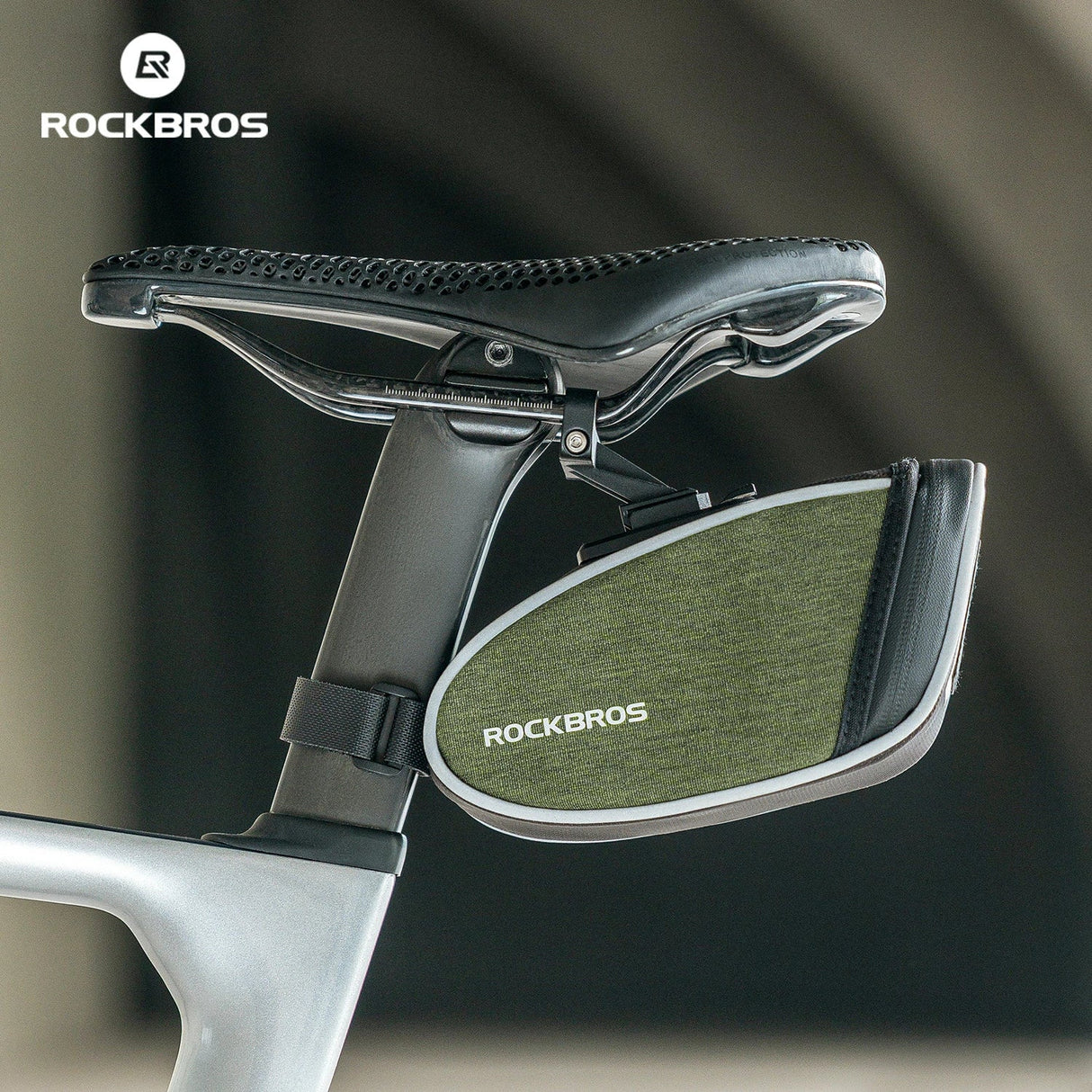 Multifunctional Cycling Tail Bag With Light