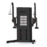 Megatron Multi-Functional Trainer - Muscle D Fitness - Selectorized Weight Adjustment - Adjustable Arms - Single Handle Attachments