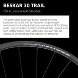 NEWMEN Front Wheel - Beskar 30 base 29" 28h FADE SP 6B 15x110 - Trail