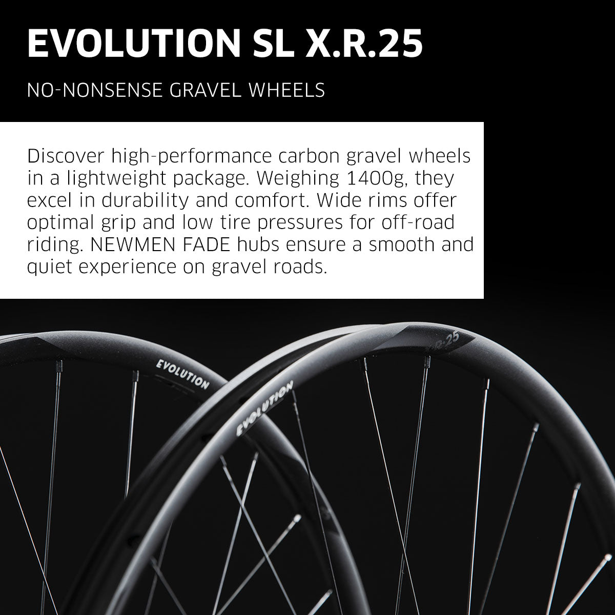 NEWMEN - Wheel (Rear) - Evolution SL X.R.25 | Gravel - [D]