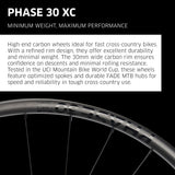 NEWMEN Front Wheel Phase 30 Light - 29" 28h FADE SP 6B 15x110 - XC