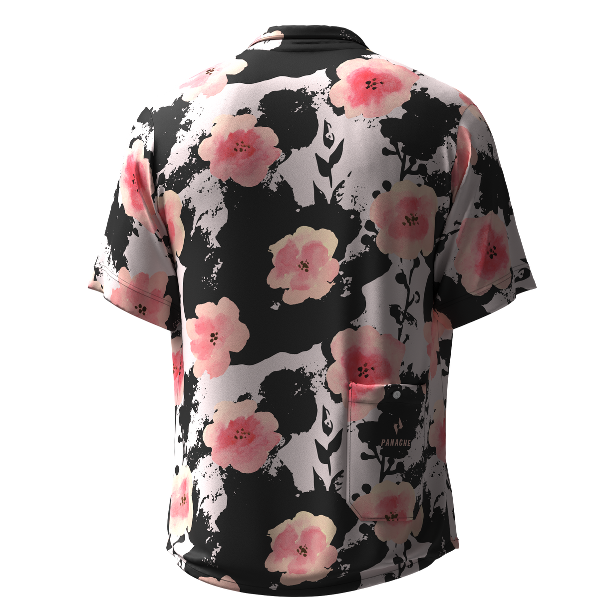 Performance Button Shirt - Night Flower