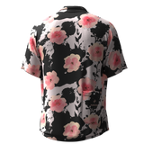 Performance Button Shirt - Night Flower