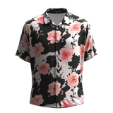 Performance Button Shirt - Night Flower