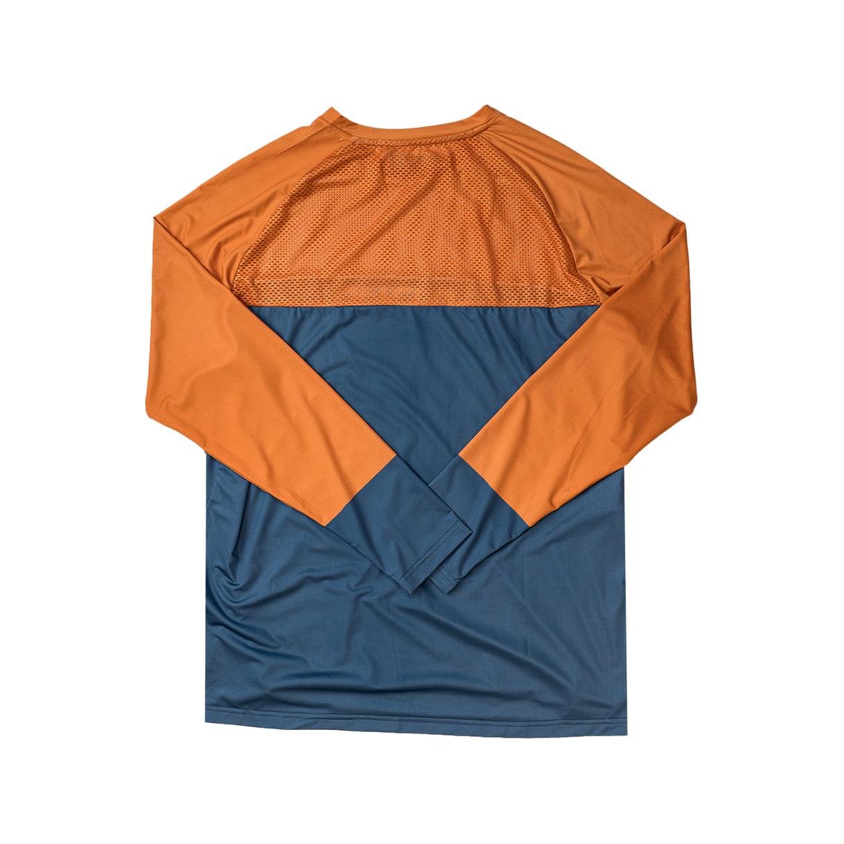 Long Sleeve VenTop Jersey - Burning Orange/Slate Grey