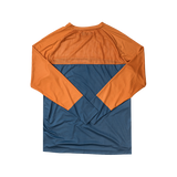 Long Sleeve VenTop Jersey - Burning Orange/Slate Grey