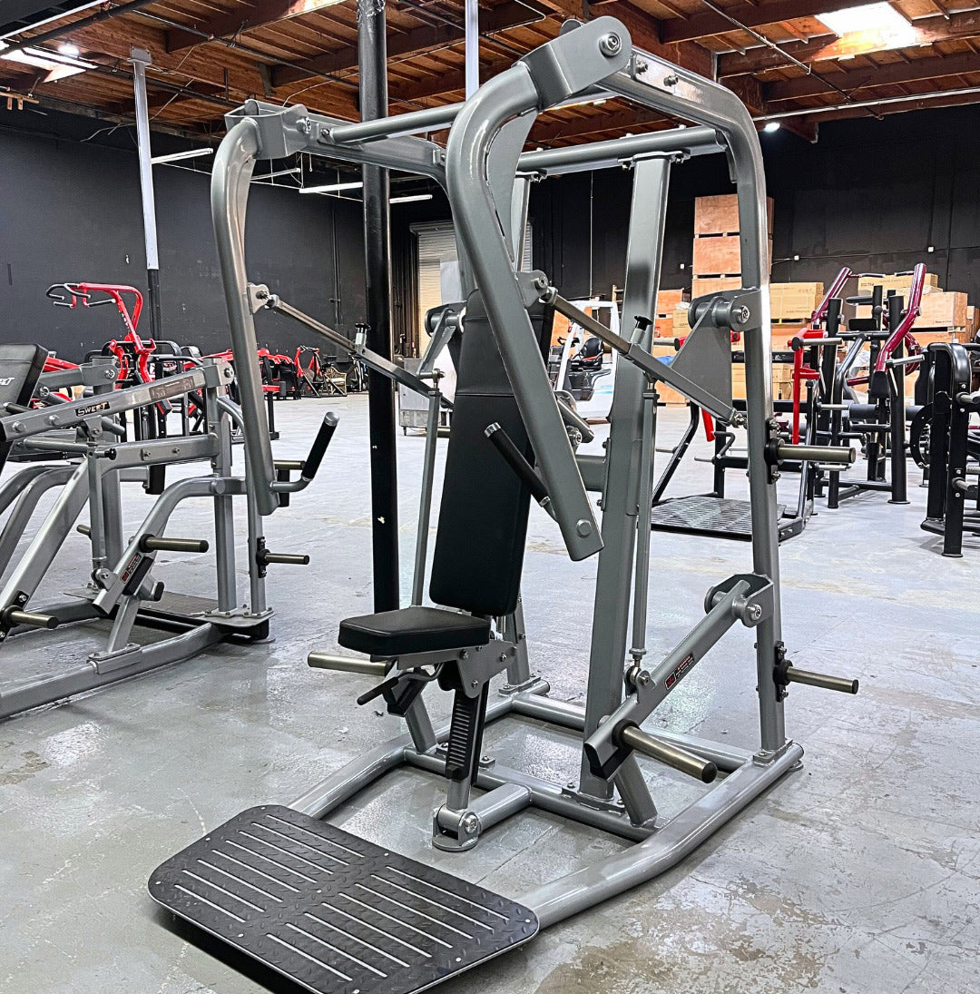 Pro Strength Wide Chest Press - Muscle D Fitness - Premium Adjustable Plate Loaded Bench Press