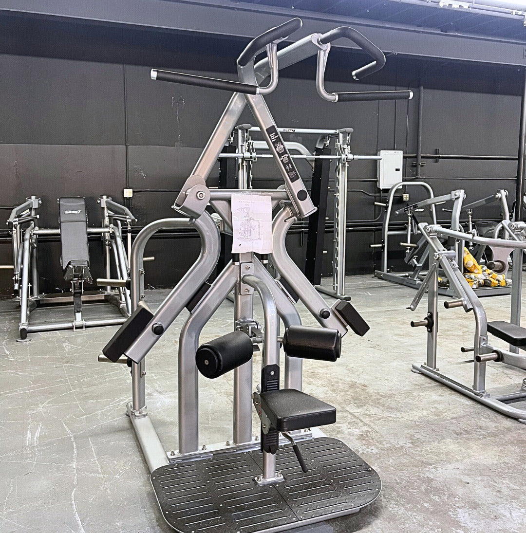 Pro Strength Rotary Lat Pull-Down - Muscle D Fitness - Premium - Adjustable - Plate Loaded - Lat Training