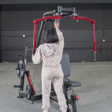 Power Leverage V2 Seated Pec Fly / Rear Delt Combo - Plate Loaded - Weight Storage Included