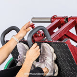 Pro Strength Dual Leg Press - Muscle D Fitness - Plate Loaded - Iso-Lateral - 45-Degree