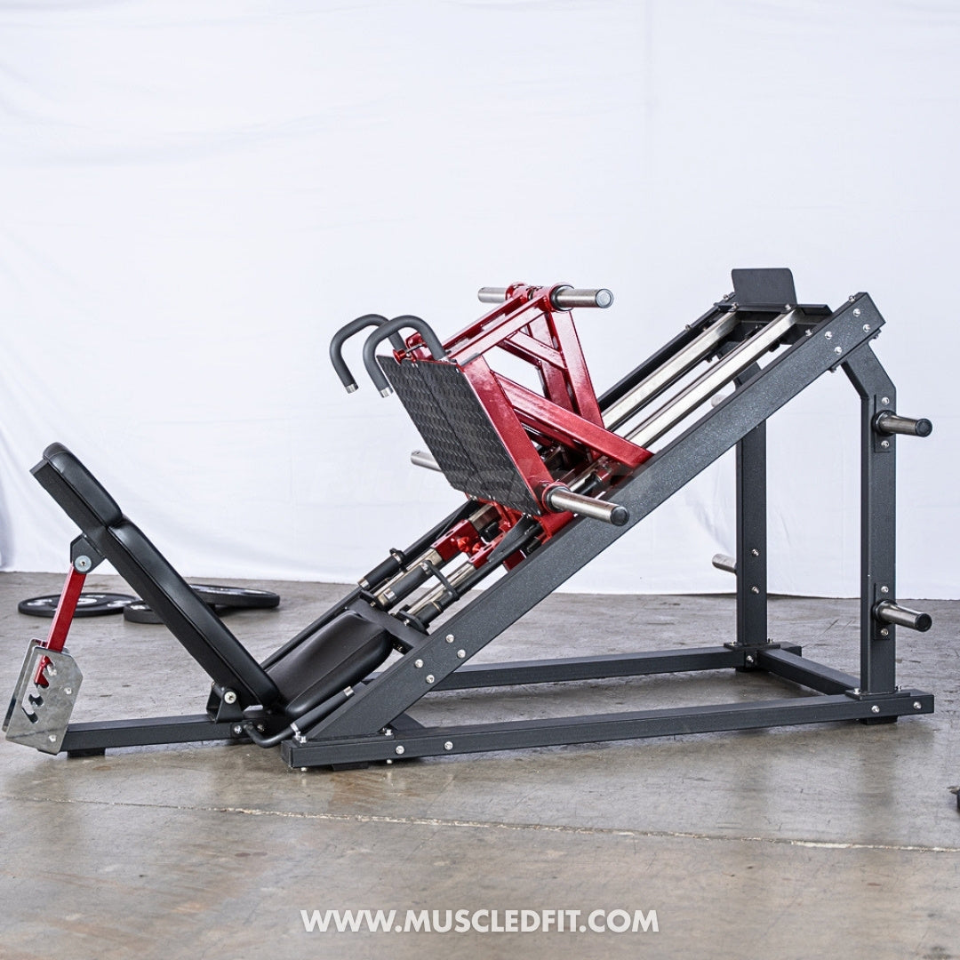 Pro Strength Dual Leg Press - Muscle D Fitness - Plate Loaded - Iso-Lateral - 45-Degree