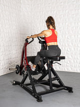 Pro Strength Seated Row - Muscle D Fitness - Commercial Grade - Plate Loaded - Iso-Lateral Training