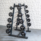 Pro Urethane Barbell Set(Straight or Curl) - 20 to 110 lbs (Barbell Set Only) - Muscle D Fitness - Premium Quality Urethane Barbell Set