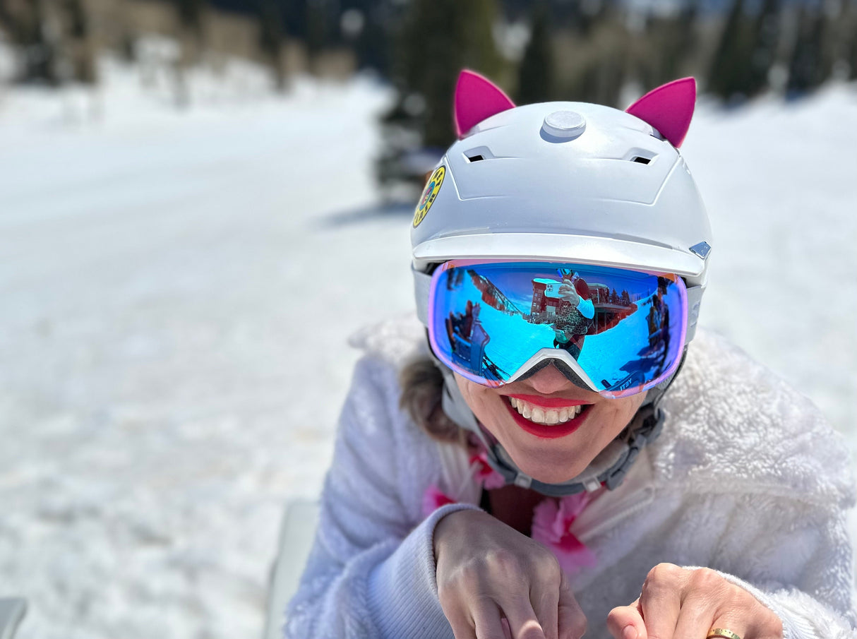 Softeez: Purple Cat Ears for Helmet