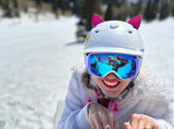 Softeez: Purple Cat Ears for Helmet