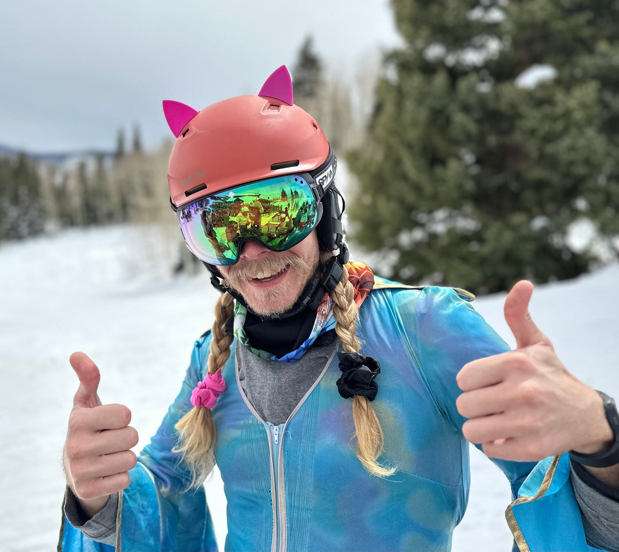 Softeez: Purple Cat Ears for Helmet