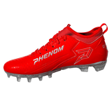Quantum Speed: Football Cleats - Red - Team Colors